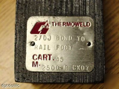Thermoweld mold rail foot m-2500-r CX07