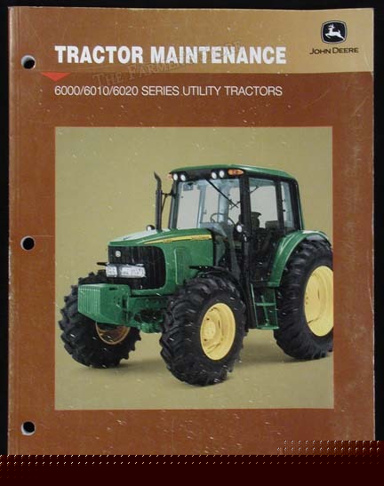 John deere 6000 6010 6020 series utility tractor manual