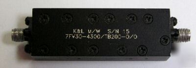 K&l 4300 mhz center frequency filter - 200 mhz passband