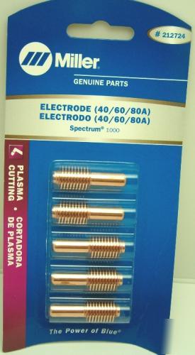 Miller 212724 electrode pkg = 5