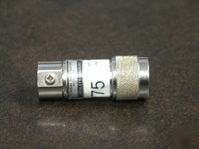 Hp/agilent 908A coaxial termination, dc-4 ghz, .5WATTS.