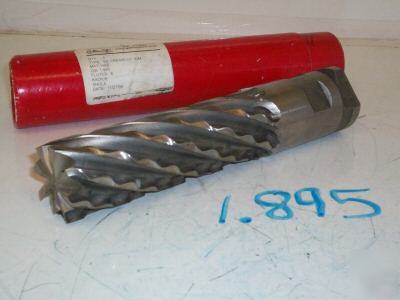 Regrind cobalt end mill 8 flute weldon cresscut 1.895''