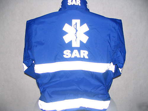 Sar/ems, search and rescue jacket, sar, reflective 3X