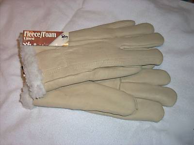 Gloves leather driving riding roping ranching winter