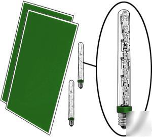 Green led exit sign bulb kits candelabra