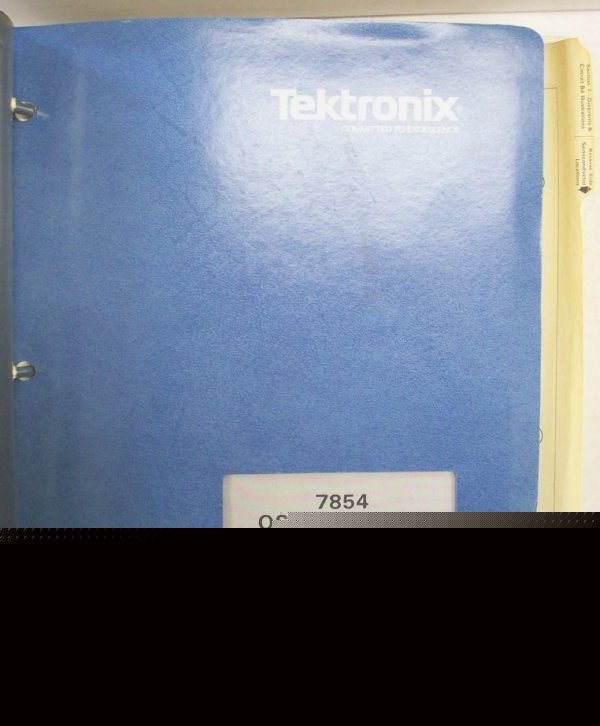 Tektronix 7854 oscilloscope service manual - $5 ship 