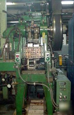 Lundwall mod. 3JDP 20 ton double plunger transfer press