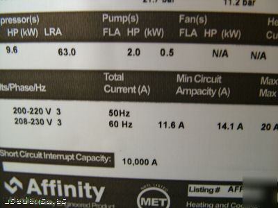 Affinity water cooled water chiller pwd-020K-CE70CBD2