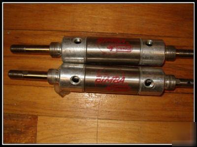 2 bimba pneumatic air cylinder 121DXDE