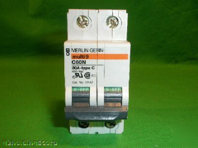 Merlin gerin C60N 30A 480 vac