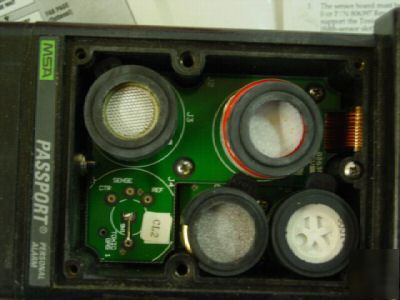 Msa passport 7321L combustible gas detector alarm w/+