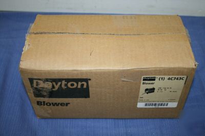 Dayton forward curve direct drive transflow blower 