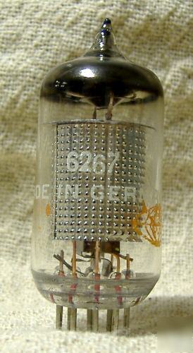 EF86 / 6267 pentode nos vacuum tube marked amperex