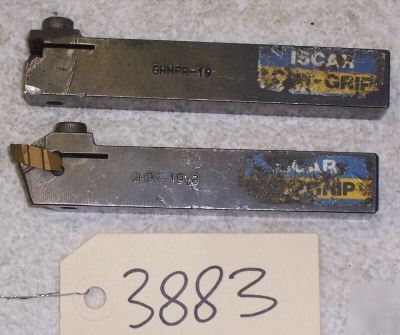 (2) iscar threading tool holders, 3/4