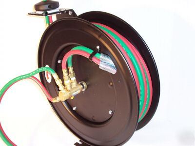 Industrial 50FT retractable welding hose reel weld tool