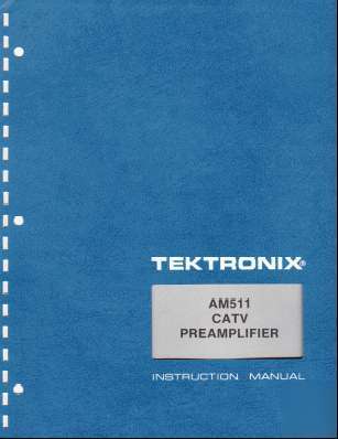 Tek AM511 am 511 am-511 svc/ops manual 2 res txtsrch