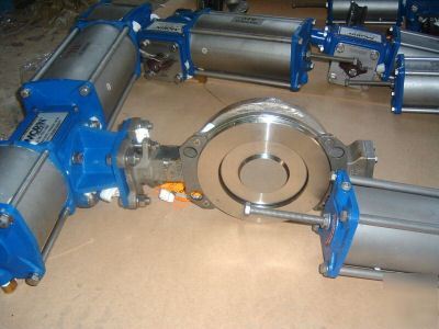 6â€ keystone k-lok butterfly valve with morin actuator