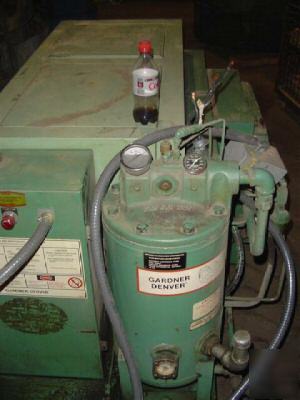 Garner - denver rotory screw 15 hp compressor