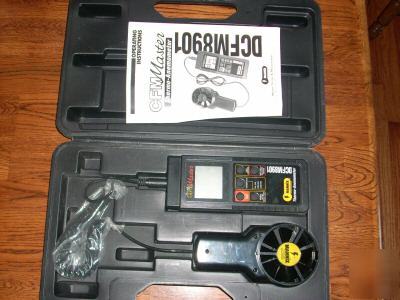 Hvac thermo-anemometer cfm meter