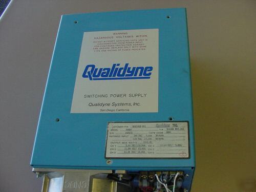 Qualidyne switching power supply 10084 4 channel dc 