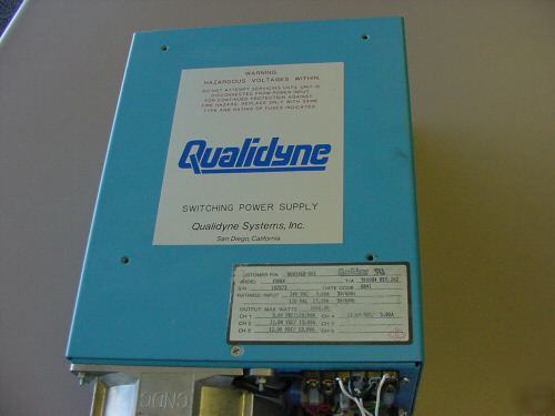 Qualidyne switching power supply 10084 4 channel dc 