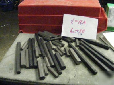 40 pcs mixed hex heads