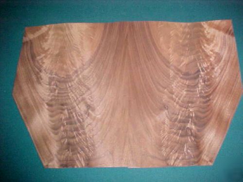 Black walnut crotch veneer wood lumber 2 sheets 