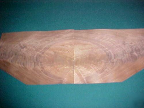 Black walnut crotch veneer wood lumber 2 sheets 