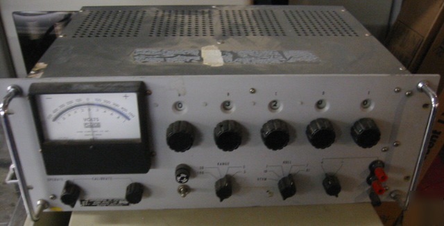 John fluke 801BR/ag differential voltmeter tubes 