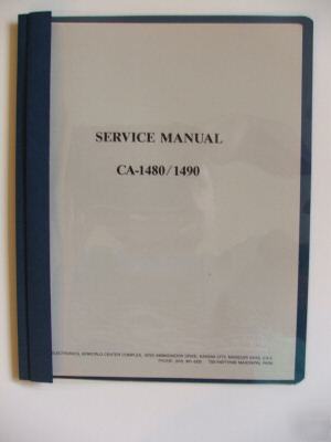 Maxon ca-1480, ca-1490 headset service manual 