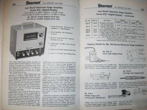 Starrett digital display with gaging heads