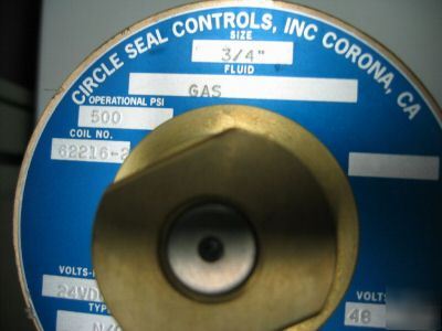 Circle seal controls inc. 3/4