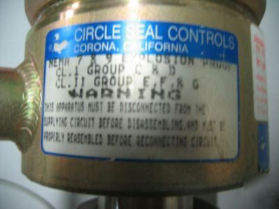 Circle seal controls inc. 3/4