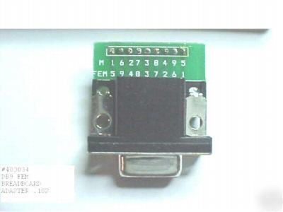 DB9 ez breadboard adapter .1SP female kit #400034