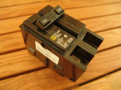 New square d homeline 100 amp 2 pole circuit breaker