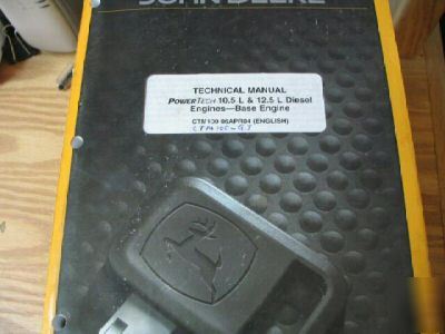 John deere 10.5L 12.5L eng component technical manual