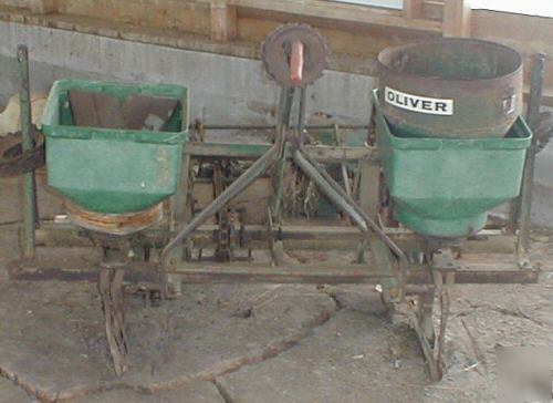 Oliver two row 3PH corn planter 