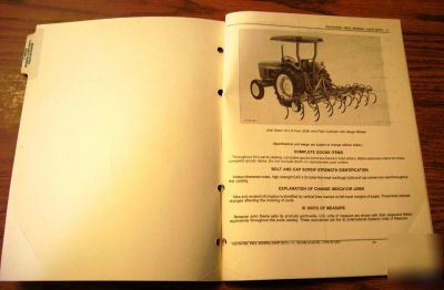 John deere 11 series field cultivator parts catalog jd