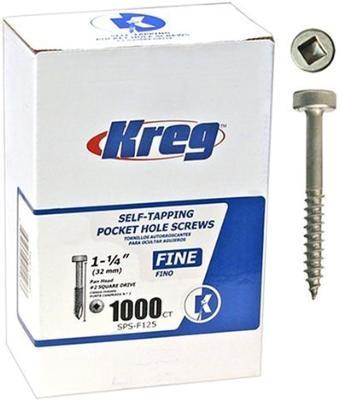 Sps-F125 fine thread 1.25' screws (1000 pack)