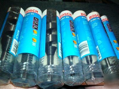 New 10PC lot ~bosch~ wood auger bits 3/4