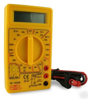 New brand fully featured led digital multimeter inc bat