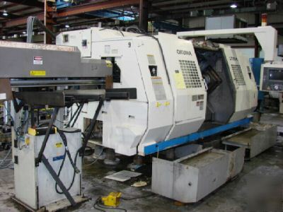 Okuma LT25M 1997/98 7 axis cnc lathe w/bar feed