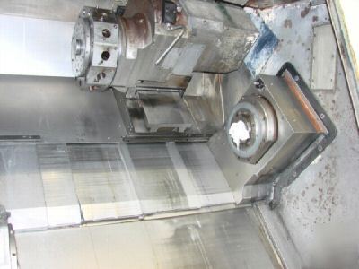 Okuma LT25M 1997/98 7 axis cnc lathe w/bar feed