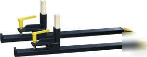 4000# clamp-on forks for front end loader, skid steer