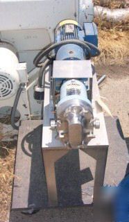 Pump, positive, waukesha, mdl 3D0, 1 hp