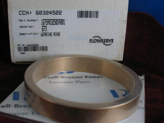 1675A03250DA001WEARING ring flowserve ingersoll dresser