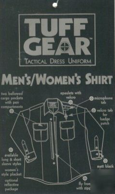 New tuffgear tactical-security uniform shirts (tan)