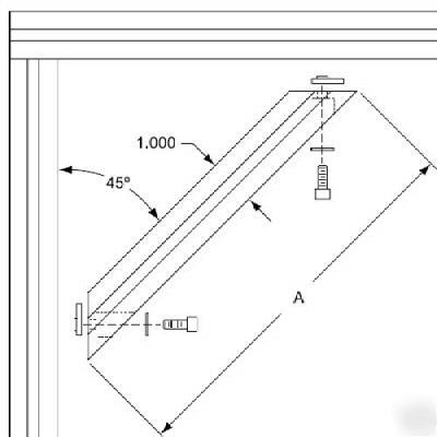 8020 aluminum 45 degree support 10 s 2567 n