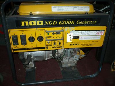 6200W power generator by nac ngd-6200R 