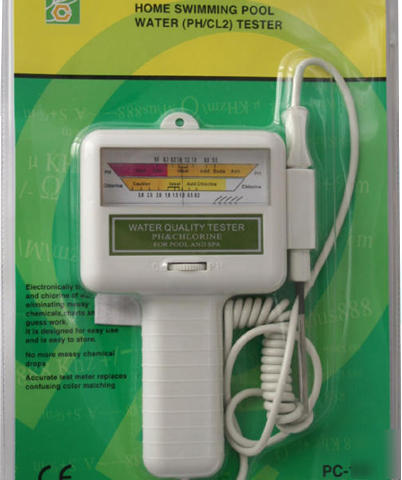 Swimming pool ph spa water ph/CL2 chlorine tester V06